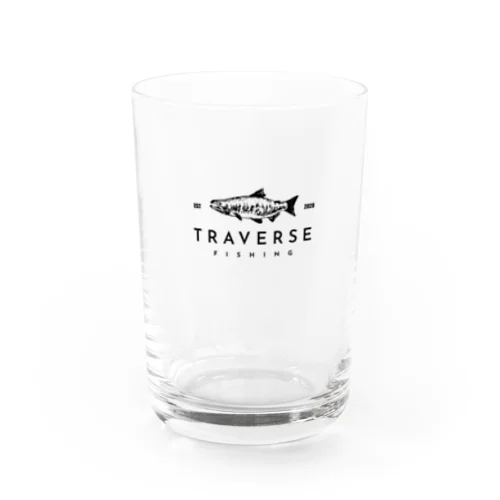 TRAVERSE_FISING_NEW_LOGO Water Glass