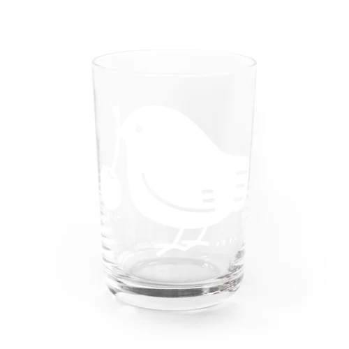 みつぐトリ 白 Water Glass