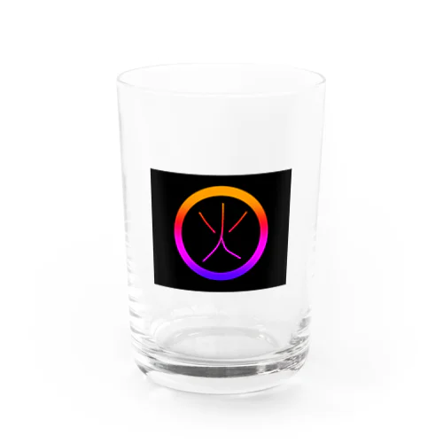 丸の中の火の字 Water Glass