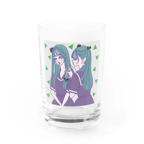 黄道十二星座女子図♊️双子座 Water Glass