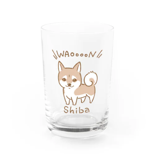 しばいぬ Water Glass