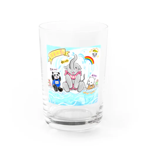 王子婦人会グッズ Water Glass