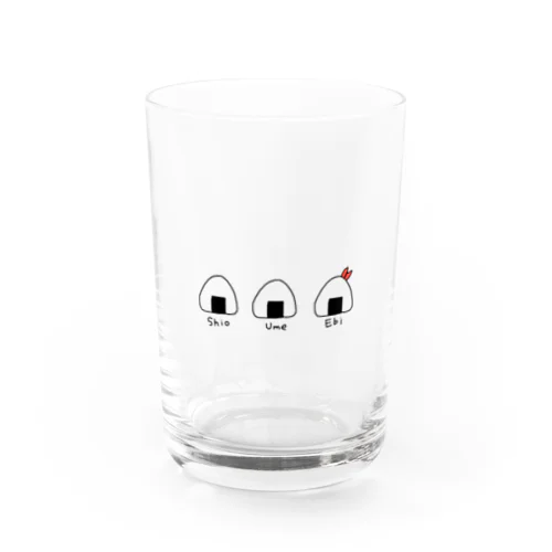 質の良いおにぎり Water Glass