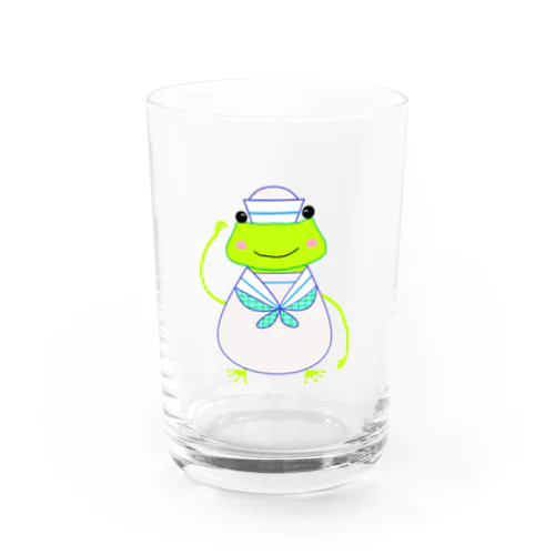 カエルちゃん水兵さん Water Glass