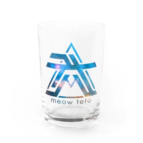 三夜尾テトのはじめてロゴグッズ Water Glass