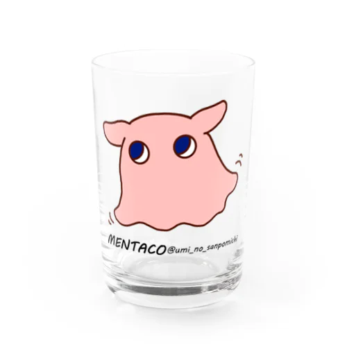 メンタコ（文字黒） Water Glass