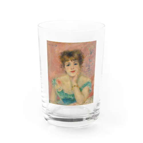 女優ジャンヌ・サマリーの肖像 / Portrait of the Actress Jeanne Samary Water Glass