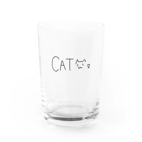 CAT  by yuipino Water Glass