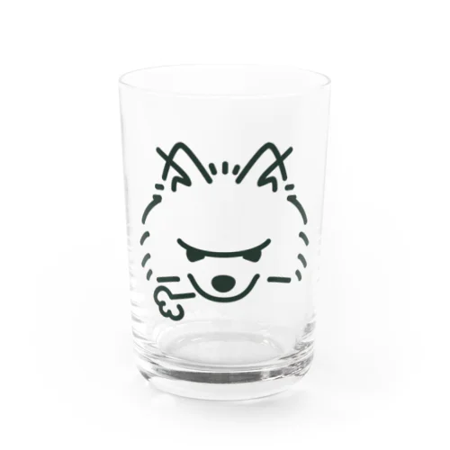 バックプリント ポメラニアンいろいろ 27 Water Glass