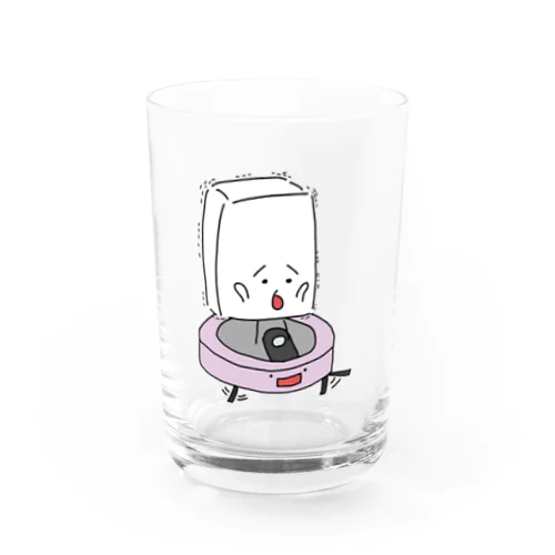 ロボット掃除機とおとうふくん Water Glass