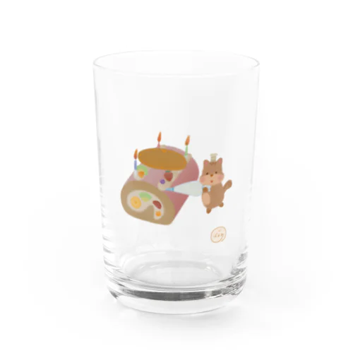 絵本『くるくるロールケーキ』 Water Glass