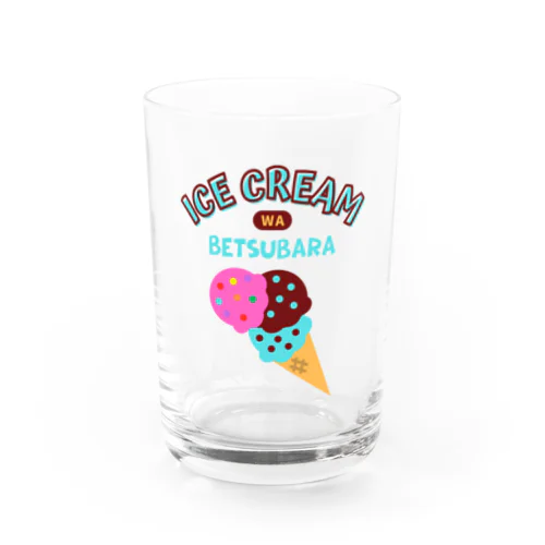 アイスクリームはベツバラ Water Glass
