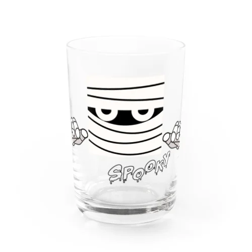 ミイラ男 (横長) Water Glass