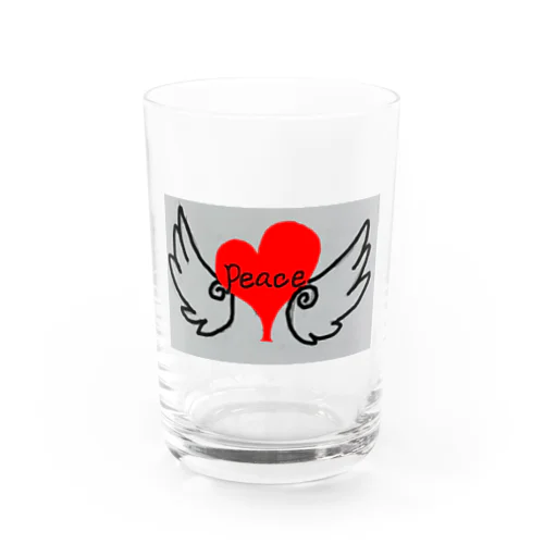 Peace Water Glass