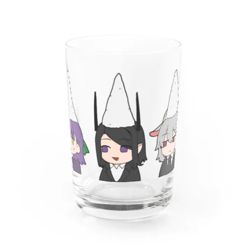 盛り塩三人衆 Water Glass