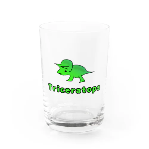 トリケラトプスのトットちゃん Water Glass