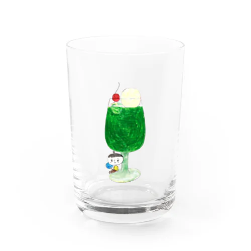 melon soda Water Glass