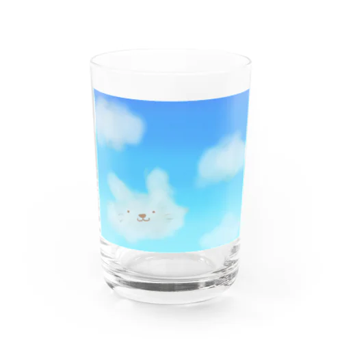 青空とうさぎ雲 Water Glass