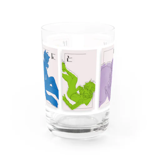 かにとゆかの皆さん Water Glass