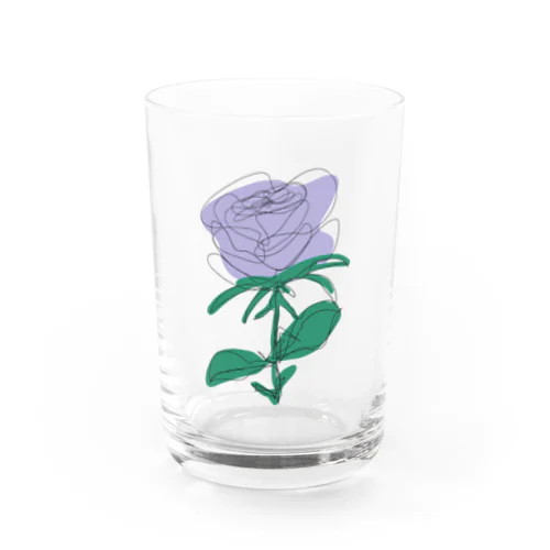 my ROSE パープル Water Glass