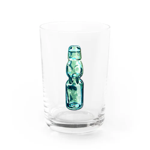 ラムネ（飲みかけ） Water Glass