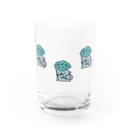 むちぽよ道草グラス Water Glass