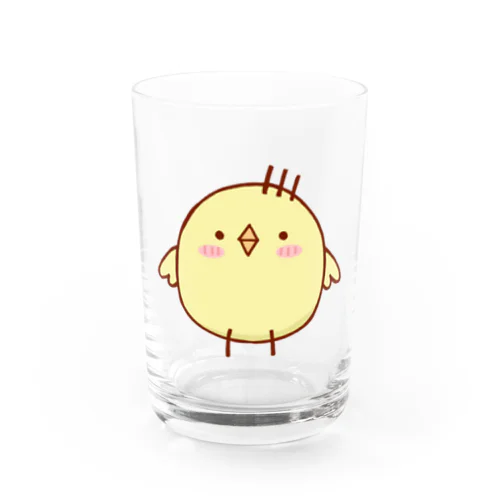 ゆるいひよこ Water Glass