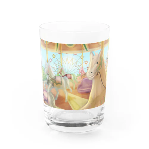 観覧車とメリーゴーランド Water Glass