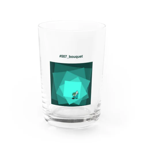 #007_bouquet Water Glass