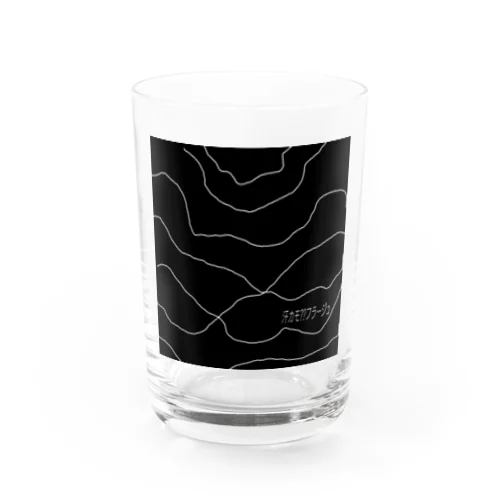 汗カモ??フラージュ   汗じゃないよ柄だもーん Water Glass