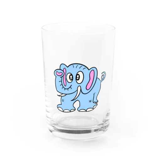 0008・青いぞうさん（じゅうにブランド） グラス