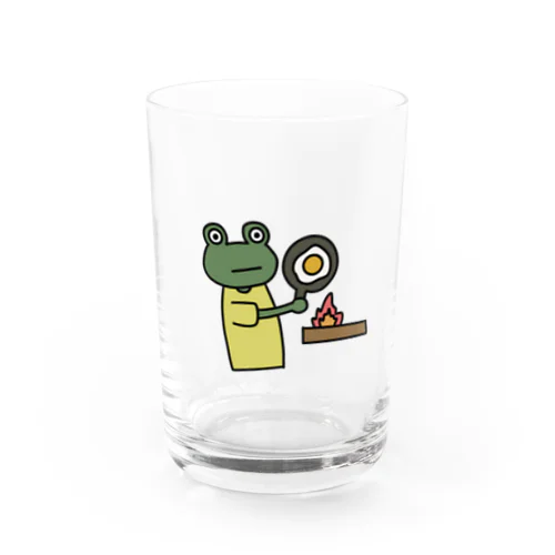 かえるくん料理をする。🍳 Water Glass