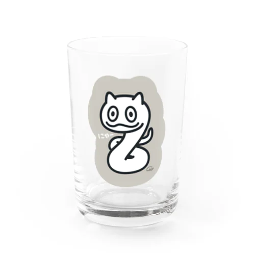 へびにゃーん Water Glass