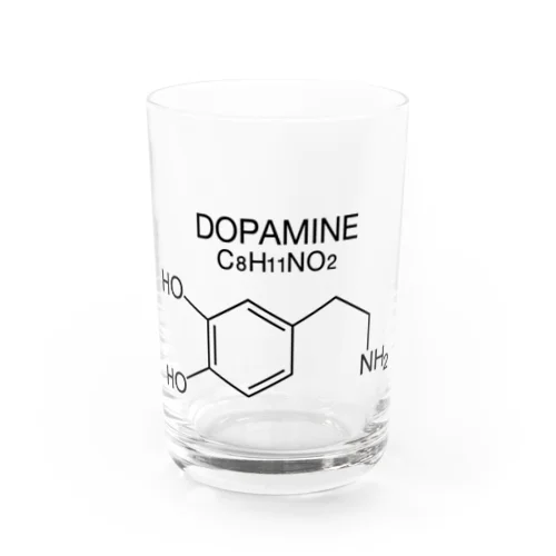  DOPAMINE C8H11NO2 -ドーパミ ン- 胸面配置 黒ロゴ グラス