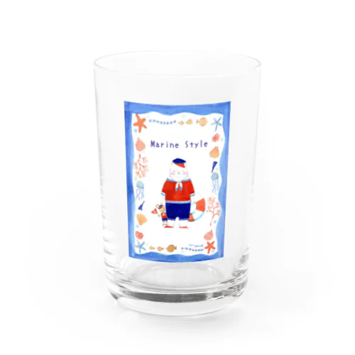 マリンな夏 Water Glass