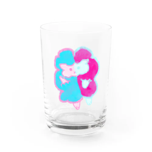 半々わたあめ Water Glass