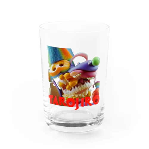 COLORFUL POPCORN MONSTERS by AI Water Glass