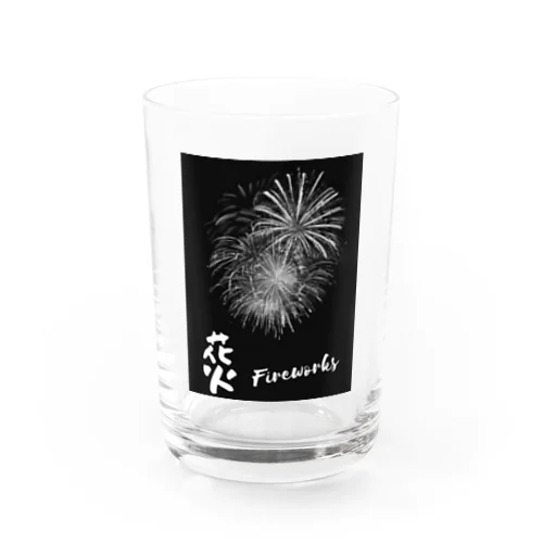 花火Fireworks（ホワイト） グラス