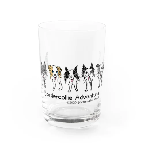 Bordercollie Adventure709 Water Glass