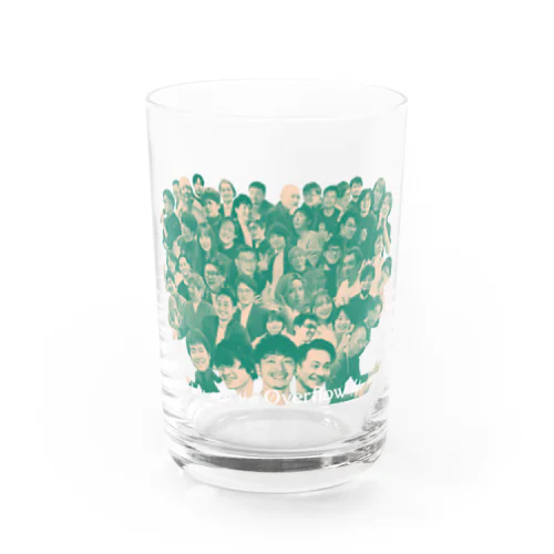 overflow 6th Anniversary (Green) Water Glass