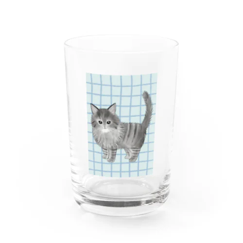 ノルウェージャンフォレストキャットのノエル Water Glass