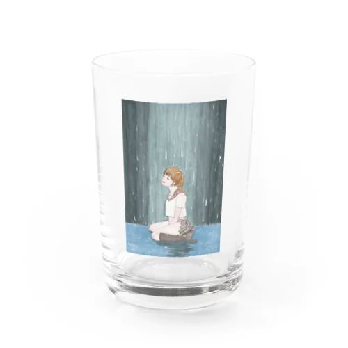 女生徒１（雨の中の悲しみ） Water Glass