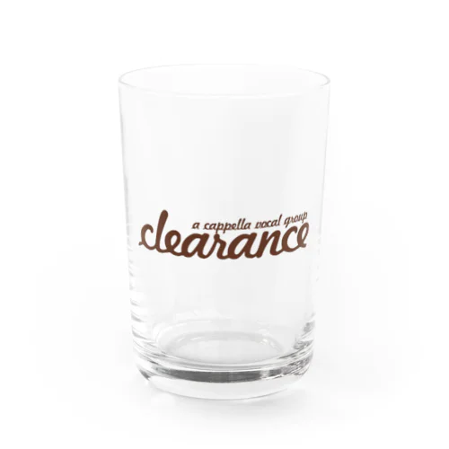 clearance オフィシャルロゴ グッズ Water Glass