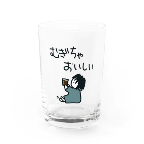 むぎちゃおいしい Water Glass