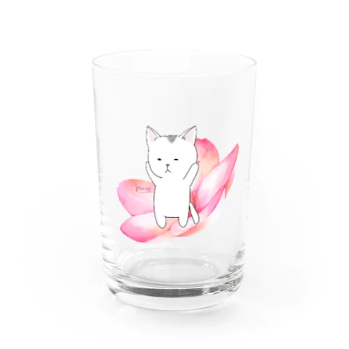 まるまろにゃんず Water Glass