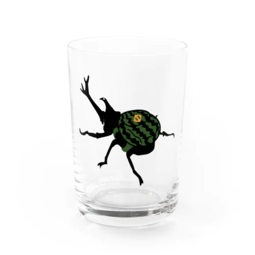 スイカリュックのカブトムシ Water Glass