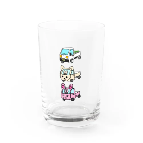 軽トラ　縦 Water Glass