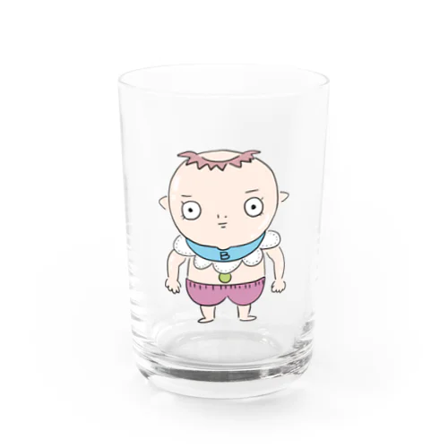 ベビかつ♡見てるよ Water Glass