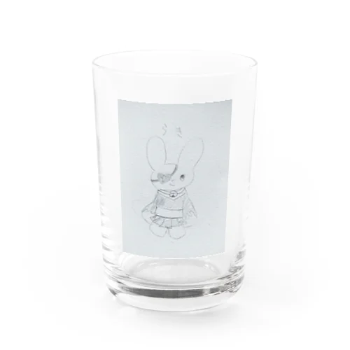 兎のらきTシャツ Water Glass