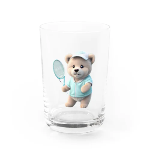 テニス熊ちゃん Water Glass